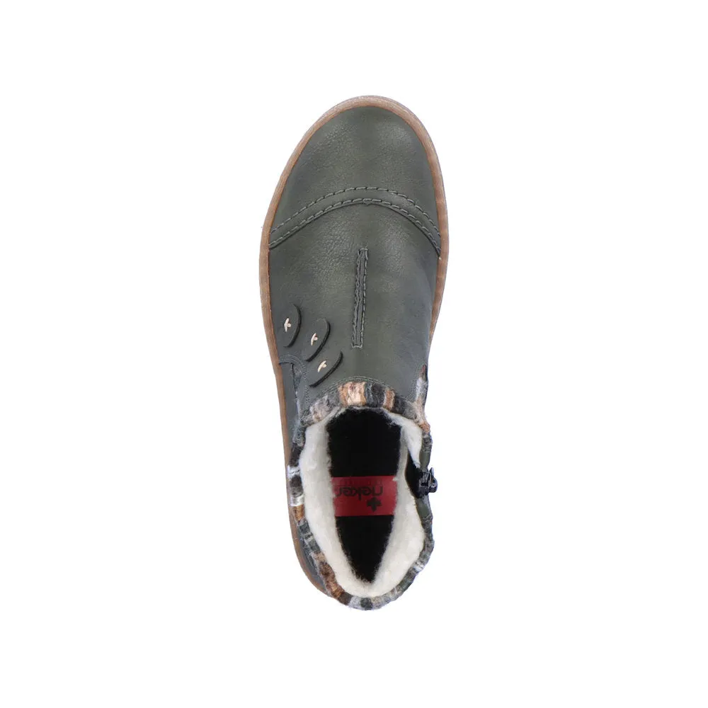 Rieker Z6759-54 Womens Ankle Boots Grey