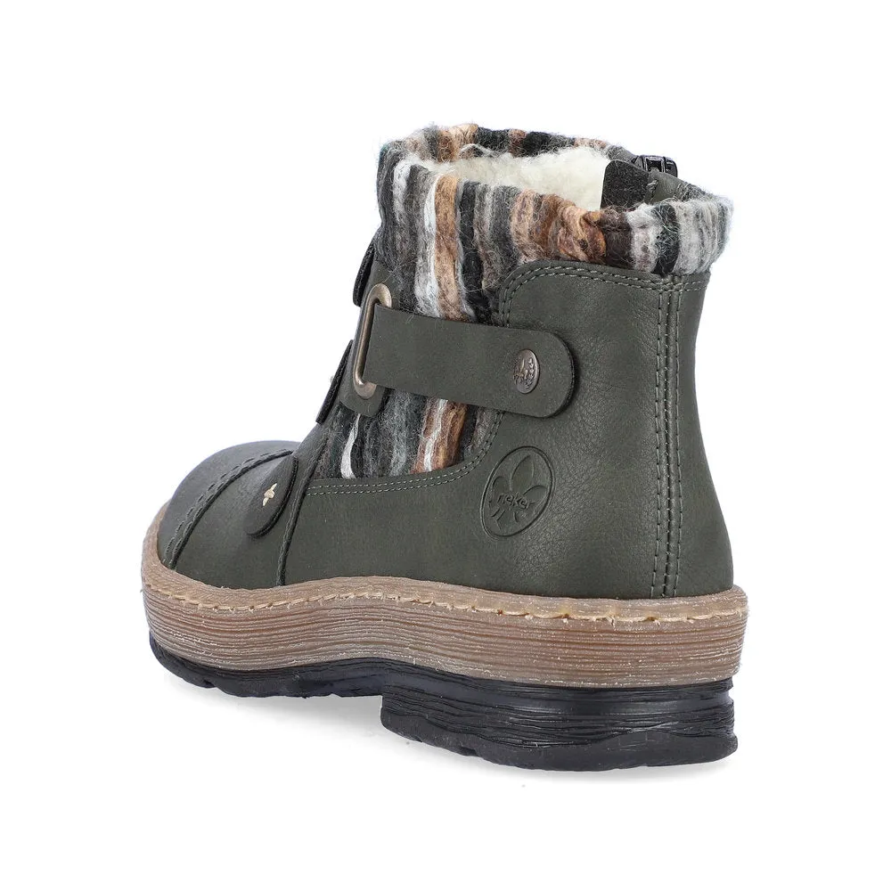 Rieker Z6759-54 Womens Ankle Boots Grey