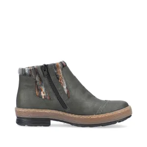 Rieker Z6759-54 Womens Ankle Boots Grey