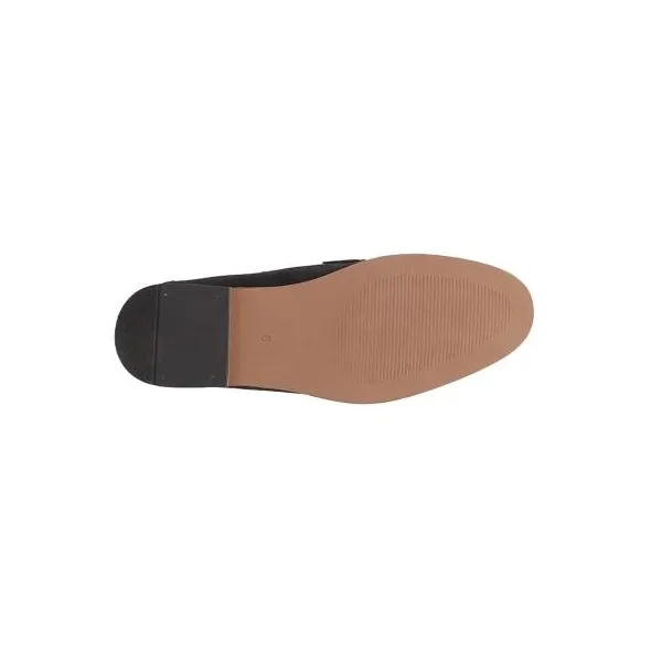 Roamers DOMINIC Mens Suede Slip On Moccasin Loafers Navy