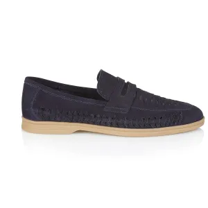 Silver Street London PERTH Mens Loafers Blue