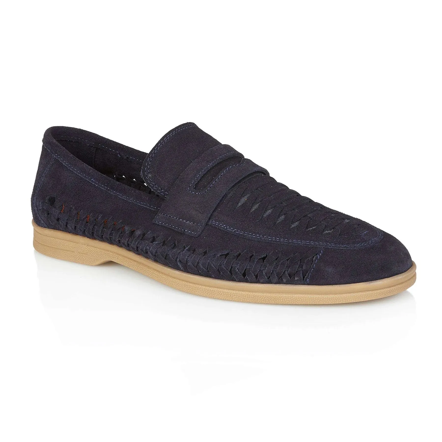 Silver Street London PERTH Mens Loafers Blue