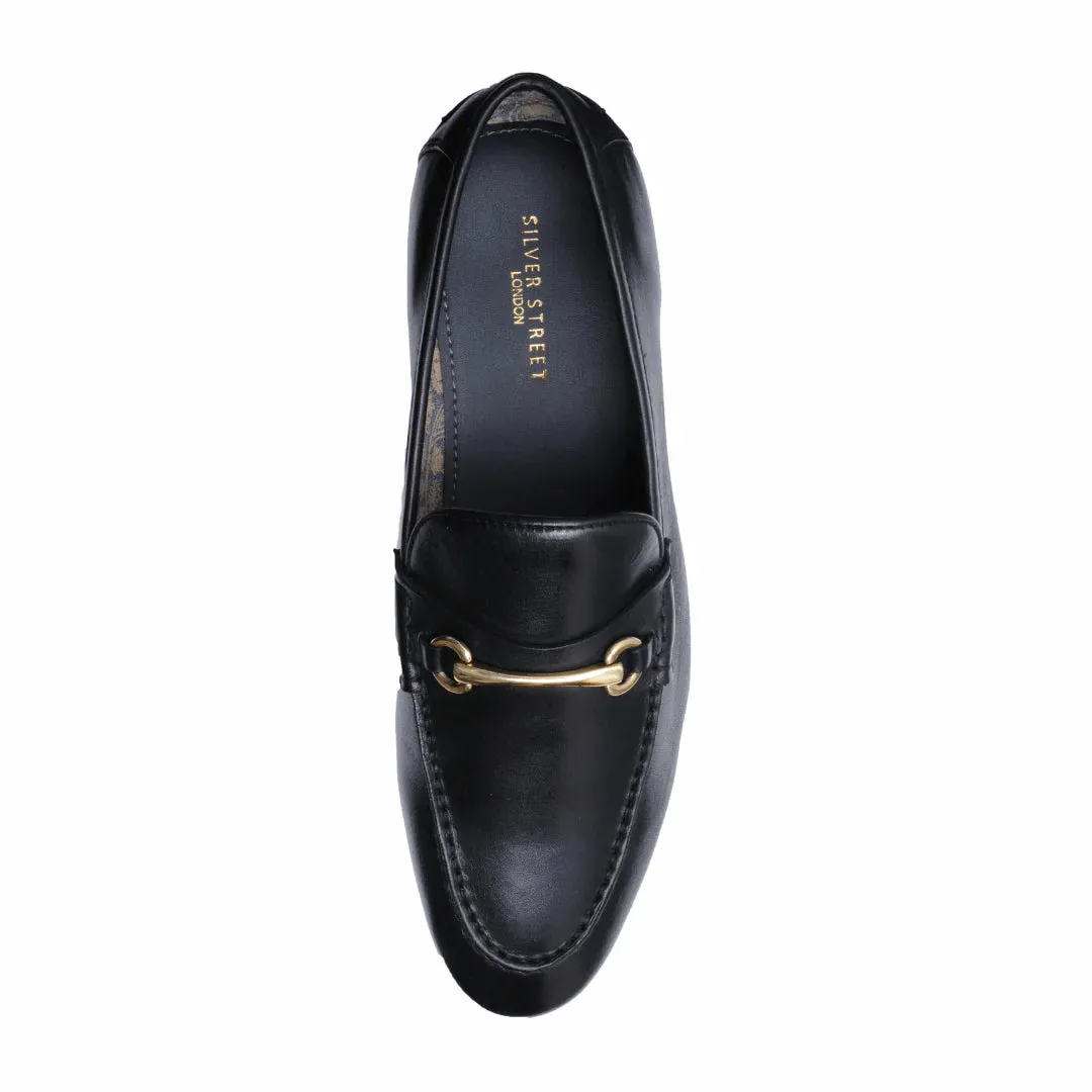 Silver Street London RICHMOND Mens Loafers Black