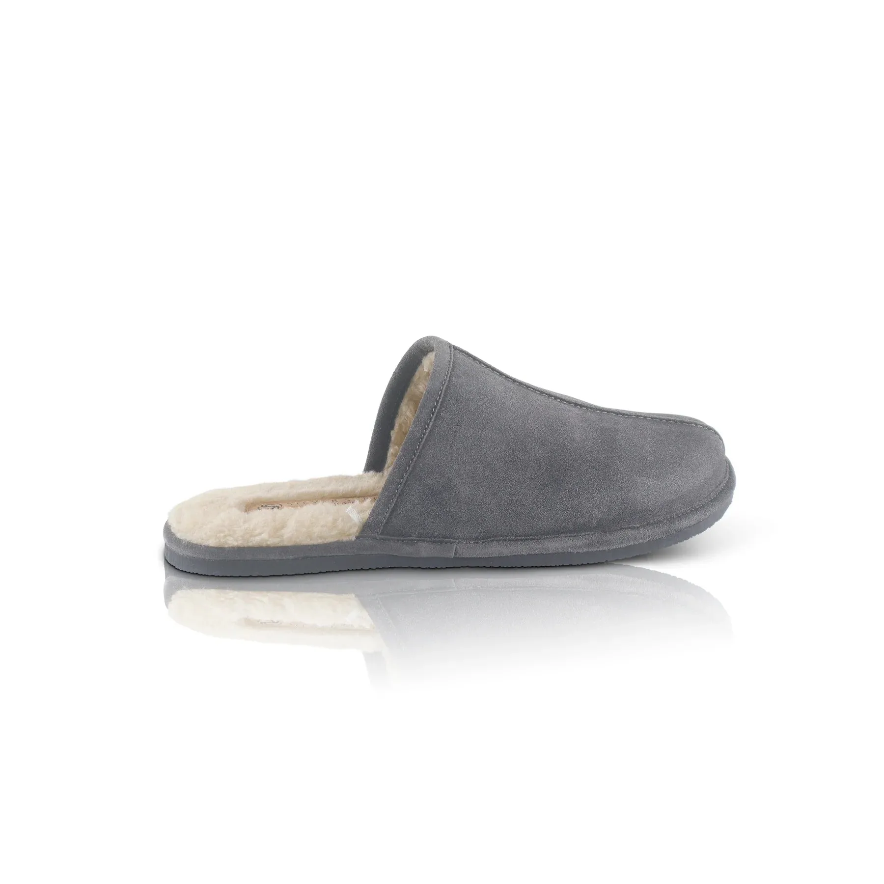 Silver Street London SMITHFIELD Mens Slippers Grey