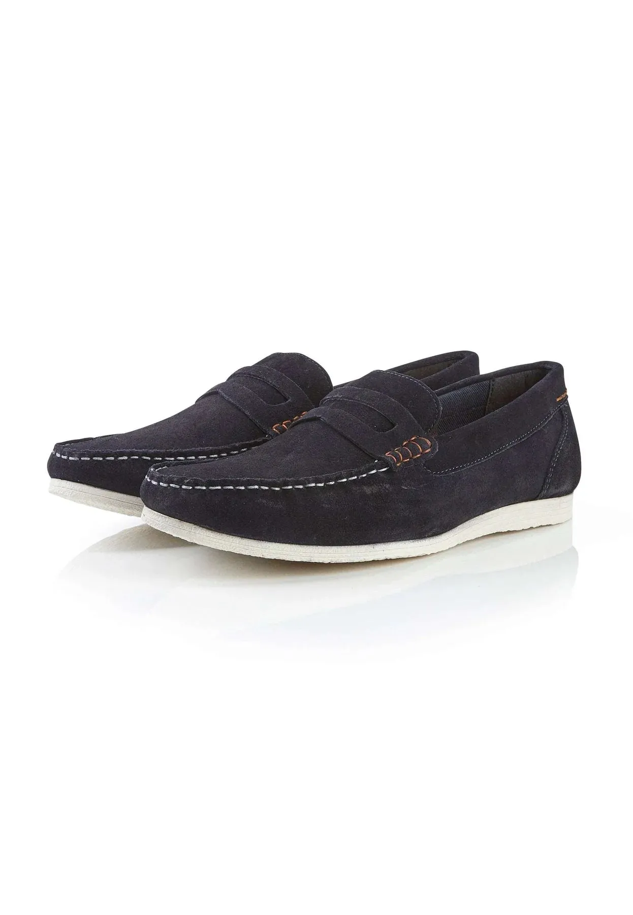 Silver Street London STANHOPE Mens Loafers Blue