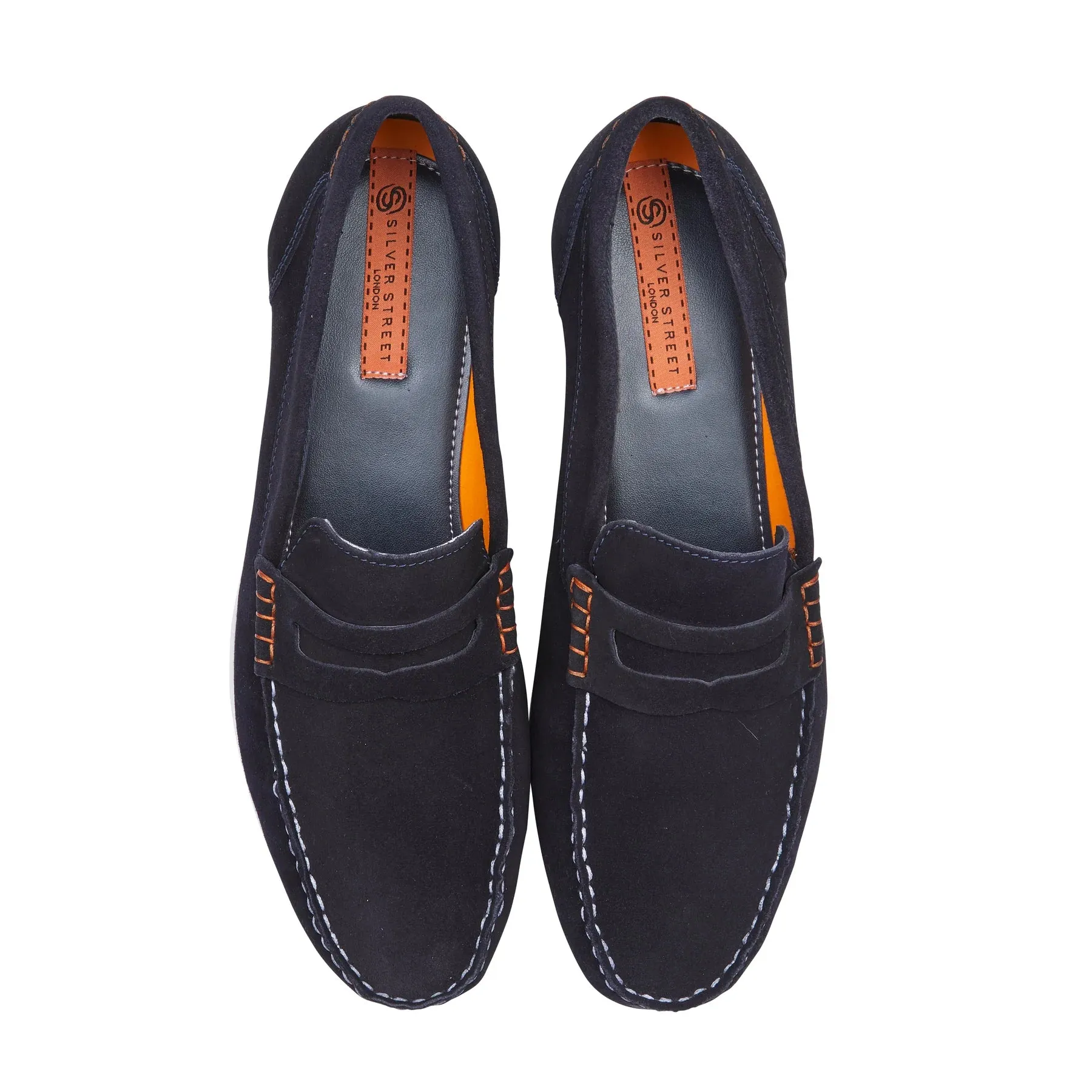 Silver Street London STANHOPE Mens Loafers Blue