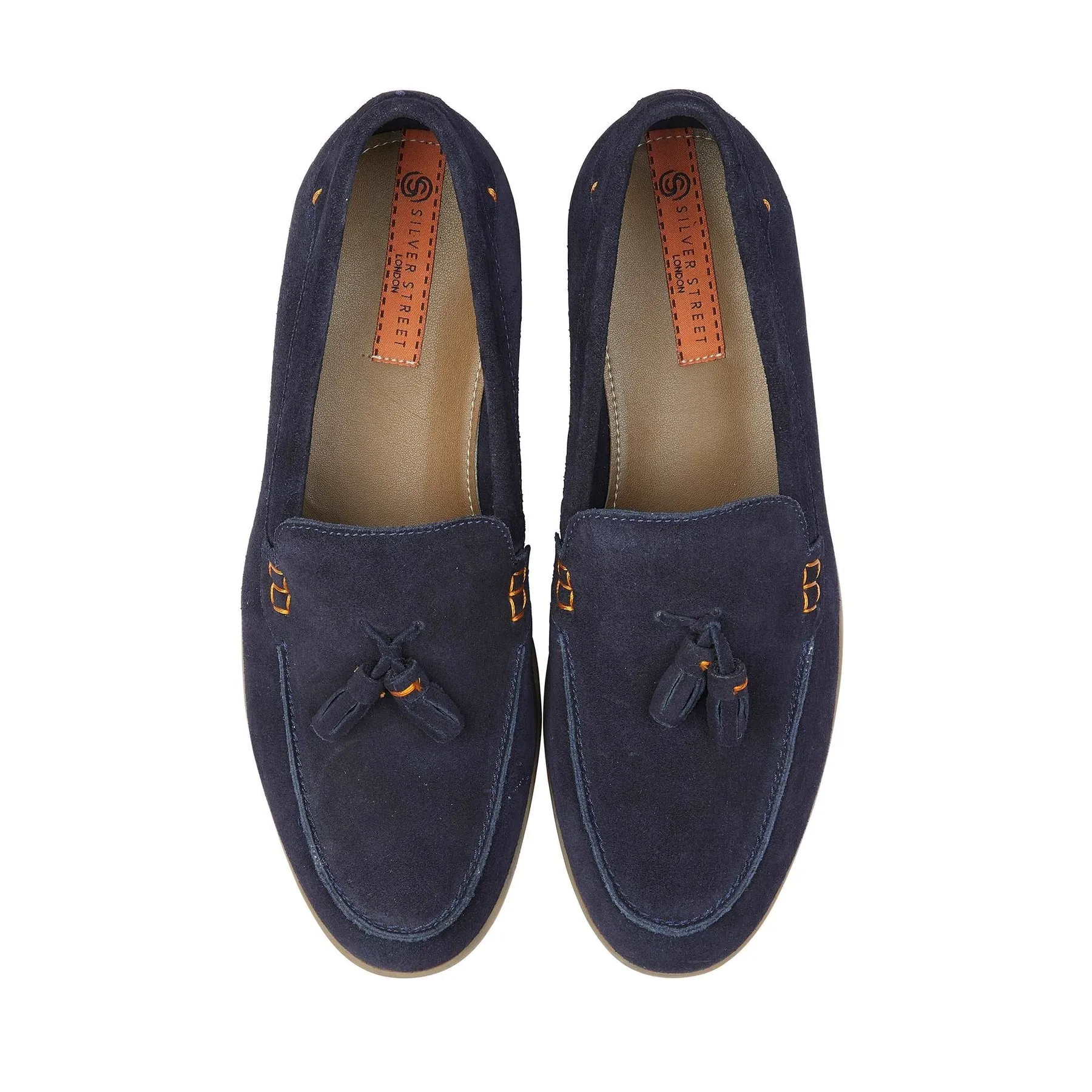 Silver Street London WEMBLEY Mens Loafers Blue