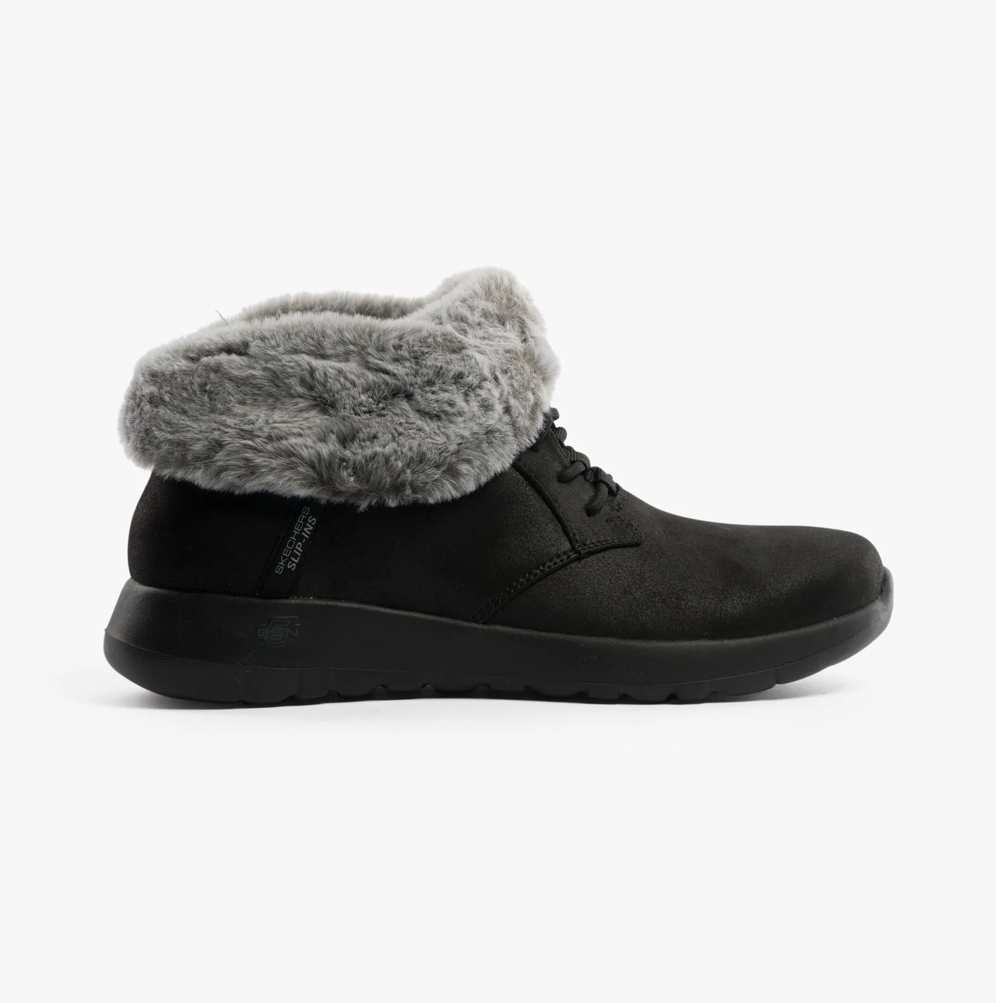 Skechers 144803/BKGY ON-THE-GO JOY - COZY CHARM Womens Boots Black/Grey