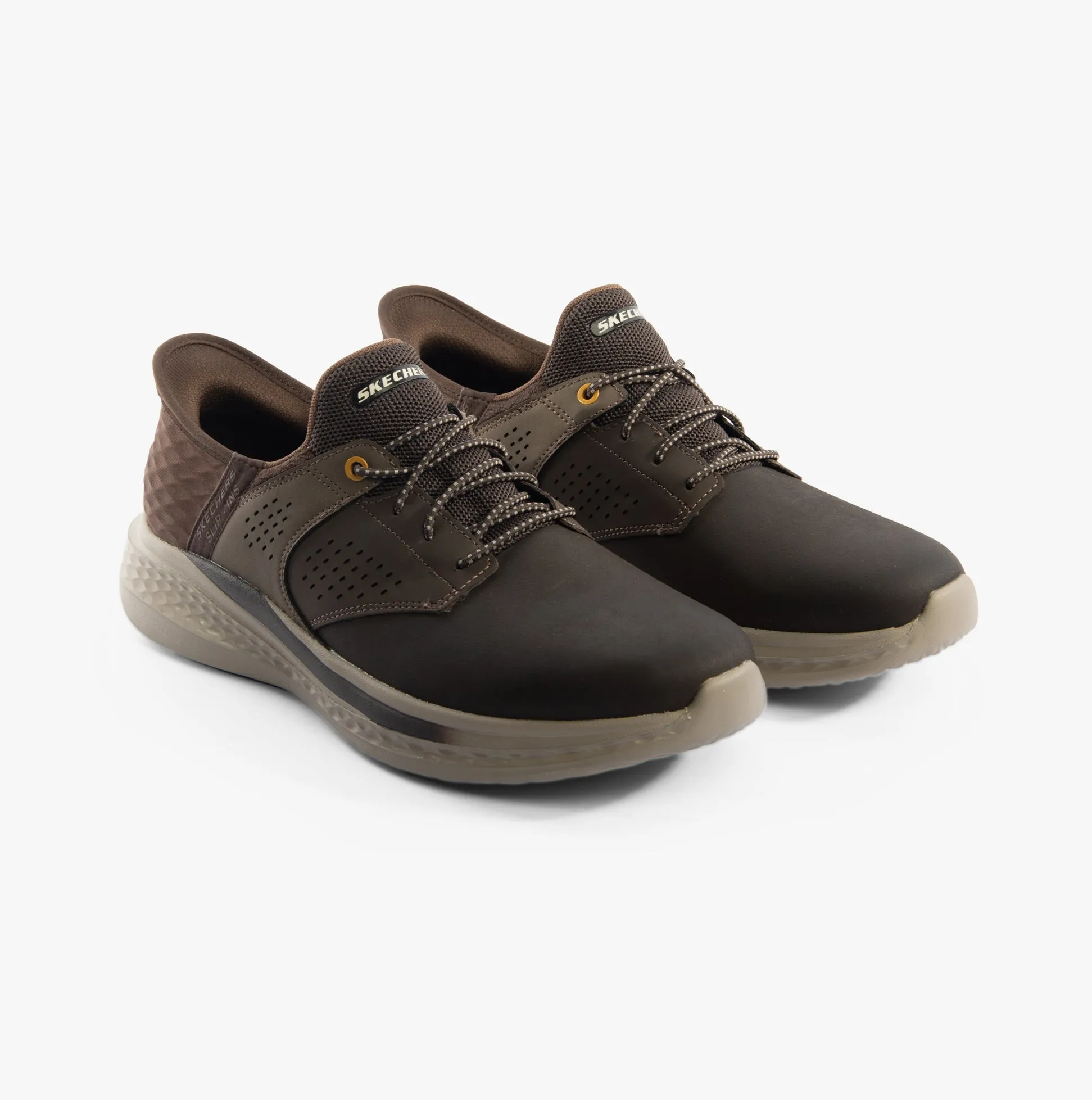 Skechers 210890/CHOC SLADE - MACKLIN Mens Trainers Chocolate