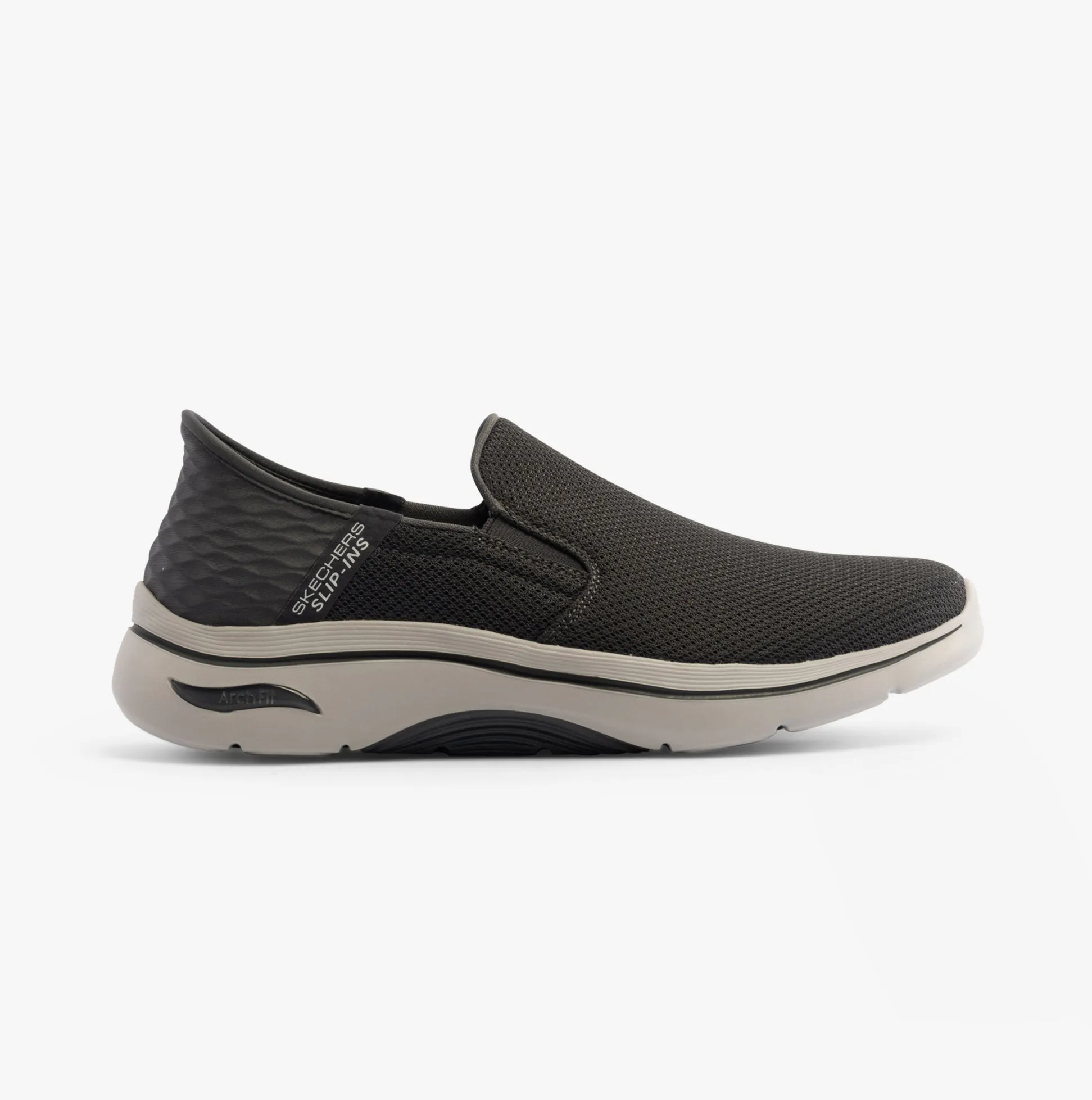 Skechers 216600/CHAR GO WALK ARCH FIT 2.0 - HANDS FREE 2 Mens Trainers Charcoal