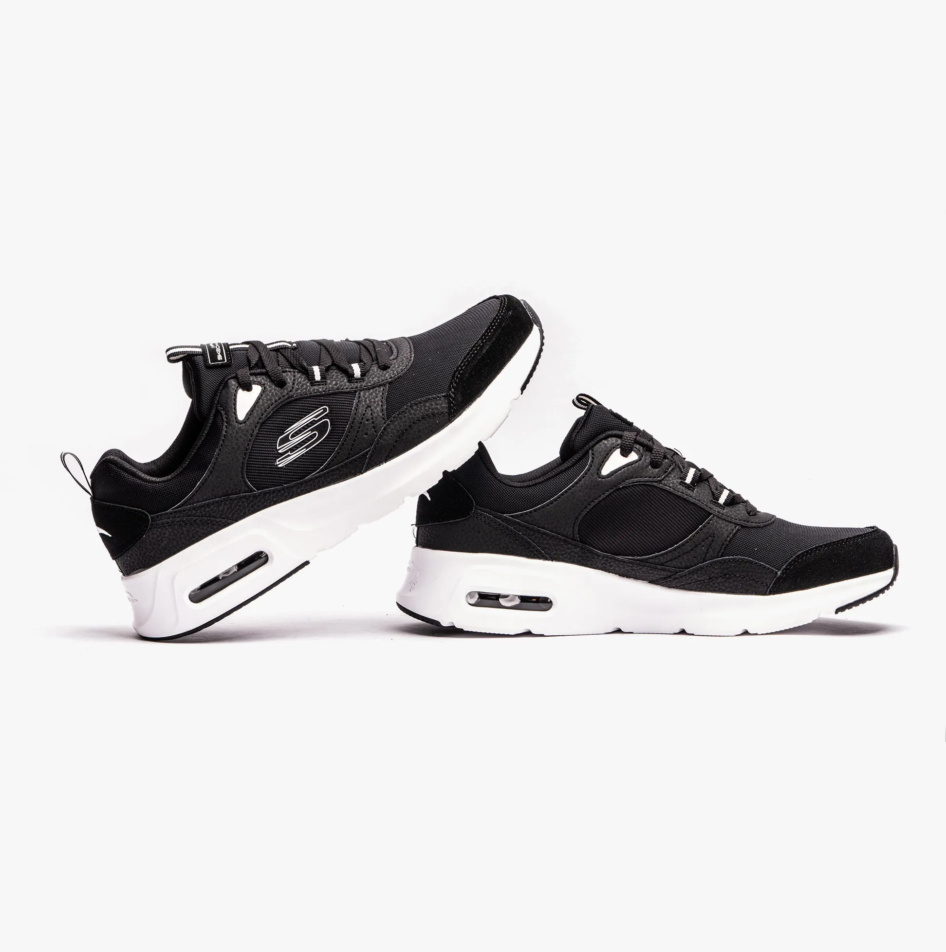 Skechers 232646/BKW SKECH-AIR COURT - HOMEGROWN Mens Trainers Black