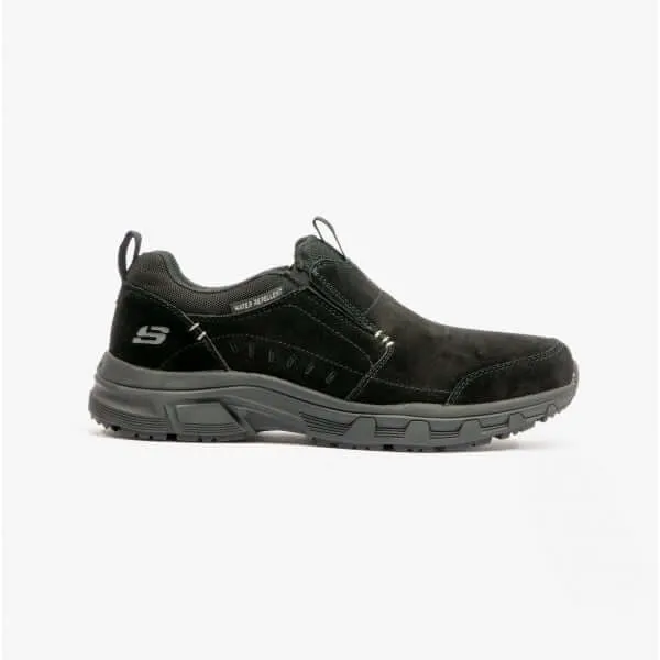 Skechers 237282/BBK OAK CANYON-RYDOCK Mens Suede Slip-On Black