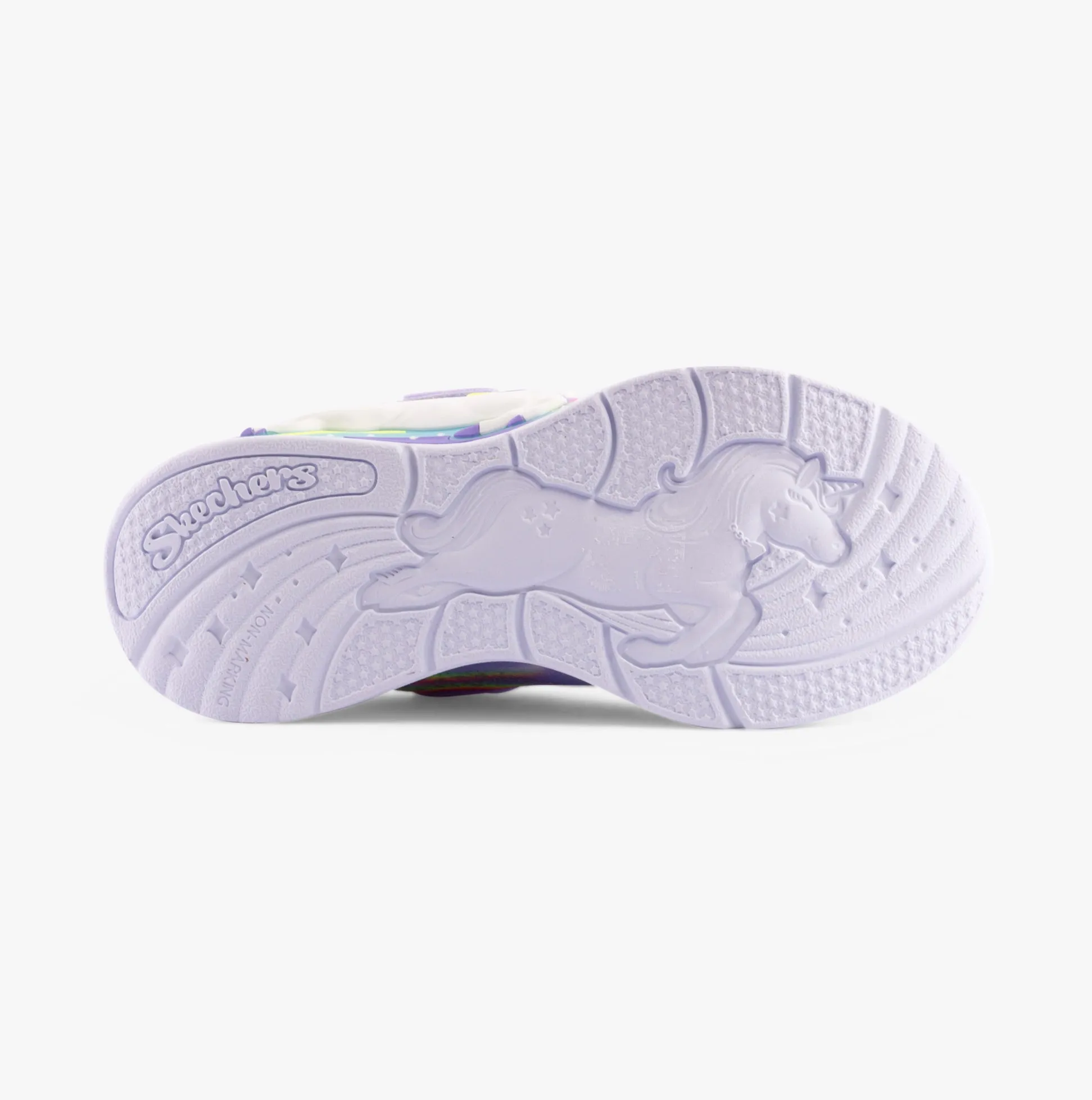 Skechers 302298-L/N-Skechers UNICORN CHASER Girls Trainers Lavender/Multi