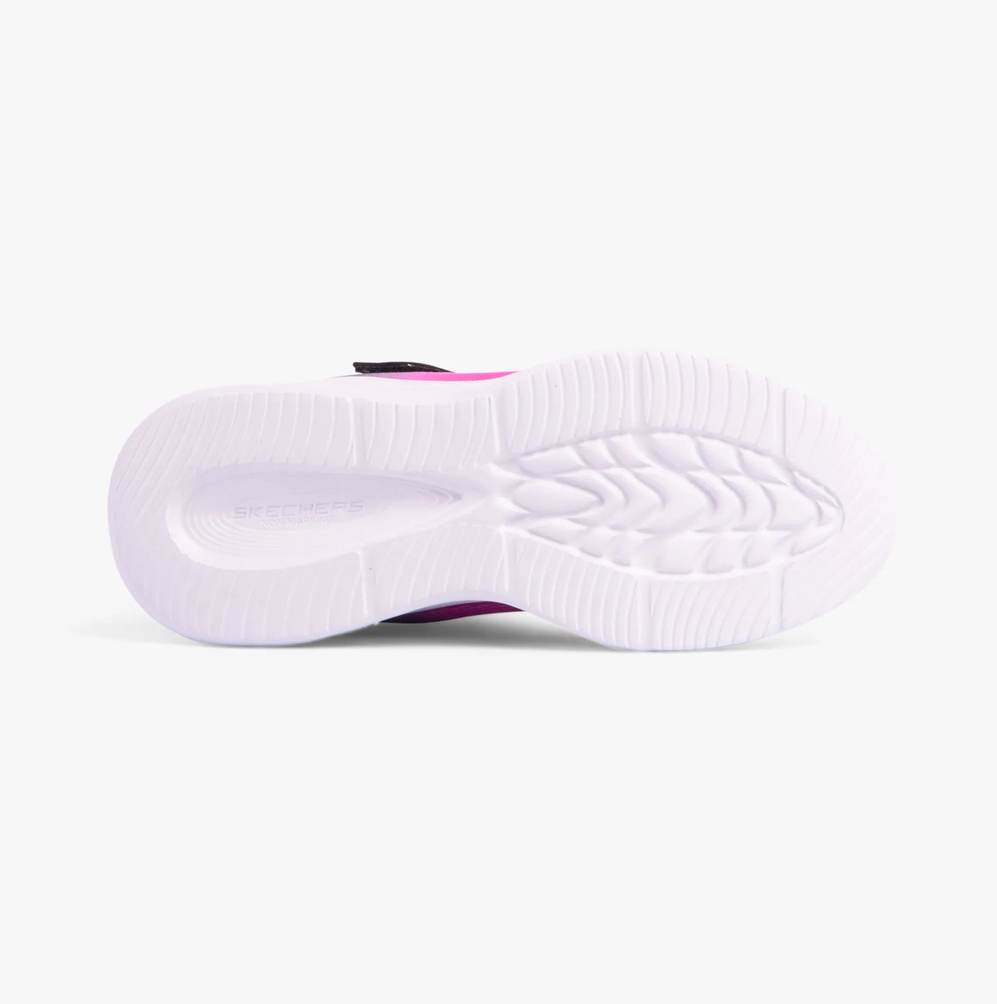 Skechers 303714L/BKHP SKECHERS SOLA GLOW - OMBRE DE Girls Trainers Black/Hotpink