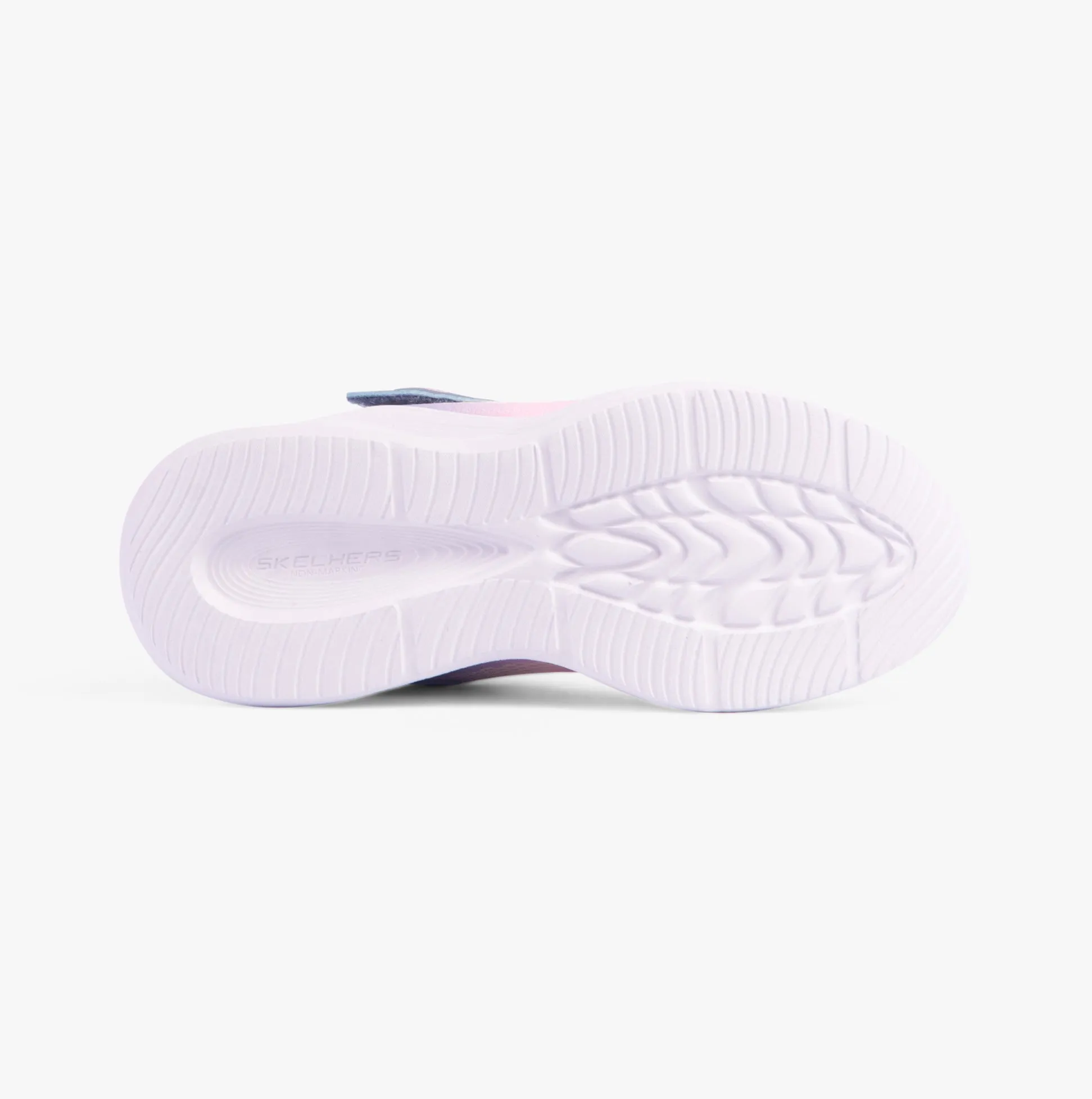 Skechers 303714L/GYLP SKECHERS SOLA GLOW - OMBRE DE Girls Trainers Gray/Light Pink