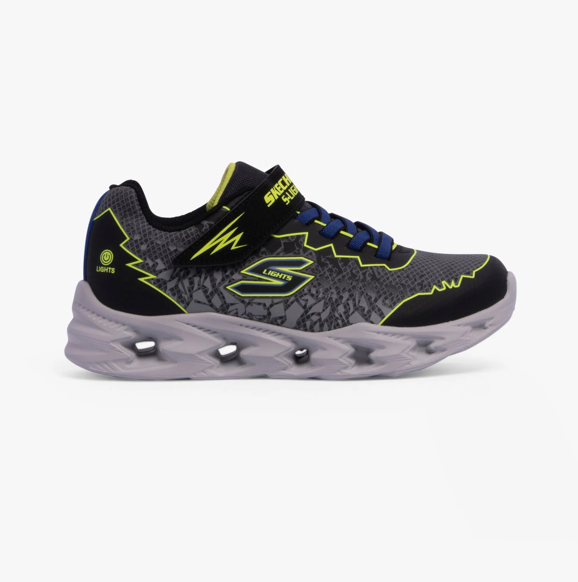 Skechers 400603L/BKY S  VORTEX 2.0 - ZORENTO Boys Trainers Black/Yellow