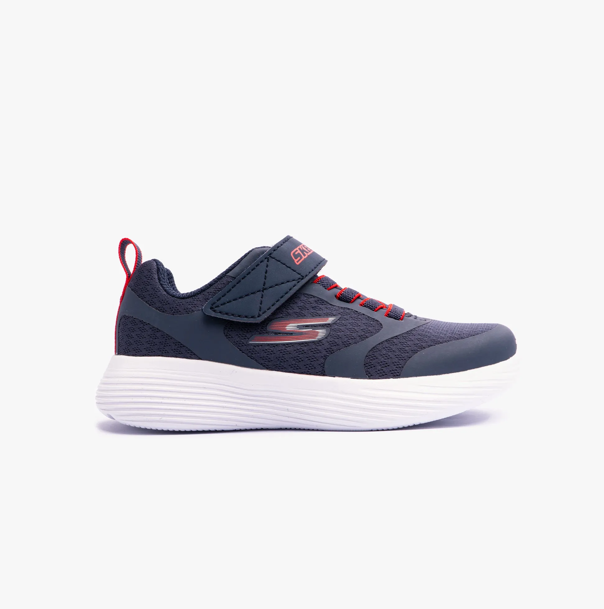 Skechers 405095L/NVRD GO RUN 400 V2 Boys Trainers Navy/Red