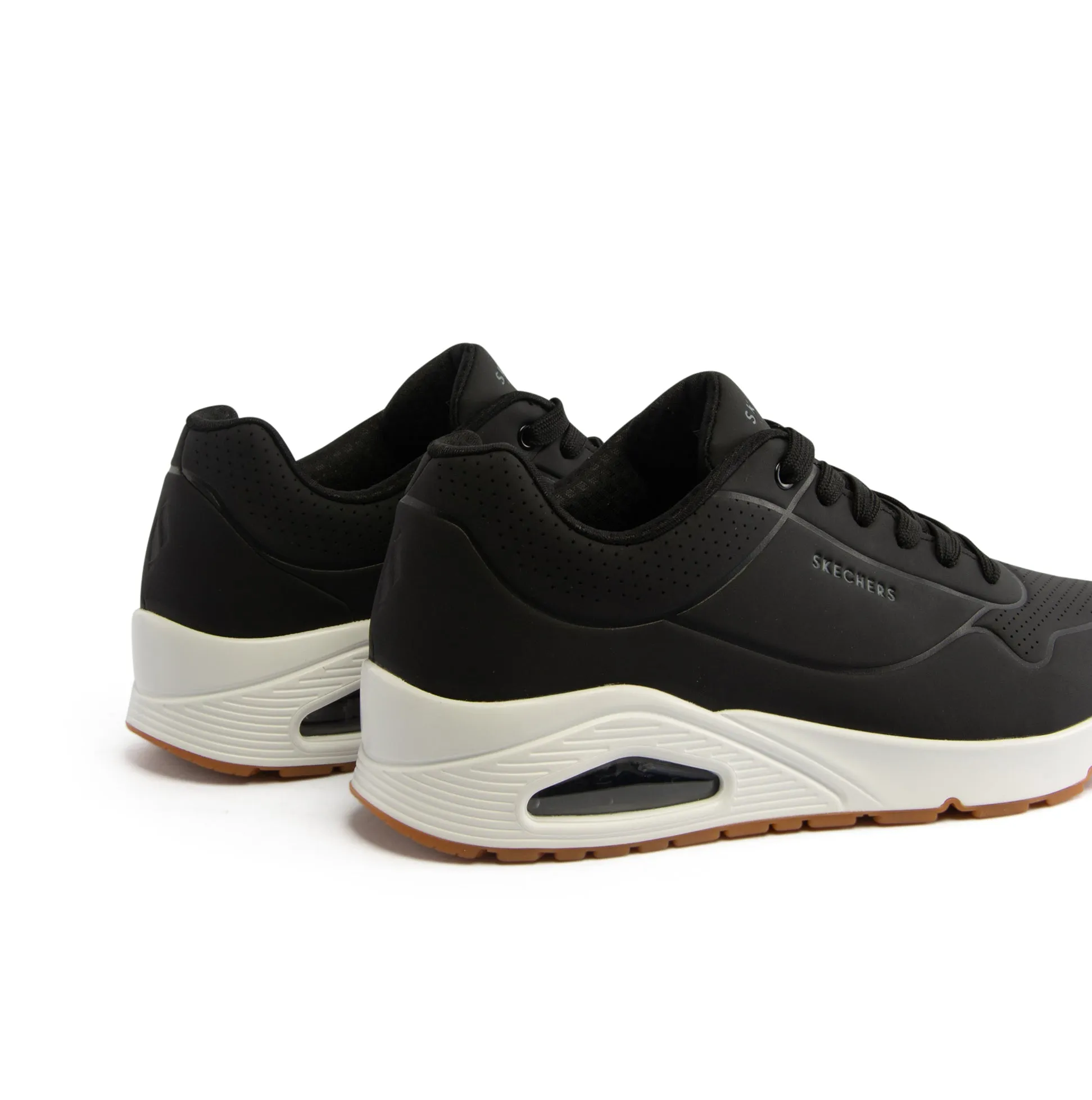 Skechers 52458/BLK UNO-STAND ON AIR Mens Trainers Black