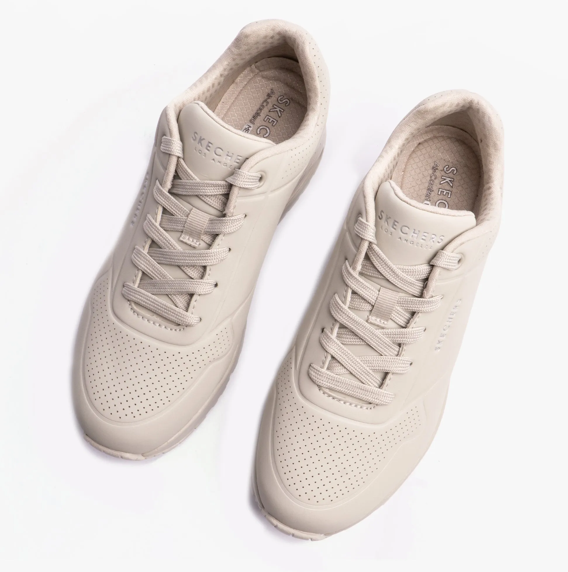 Skechers 73690/OFWT UNO - STAND ON AIR Womens Trainers Off White