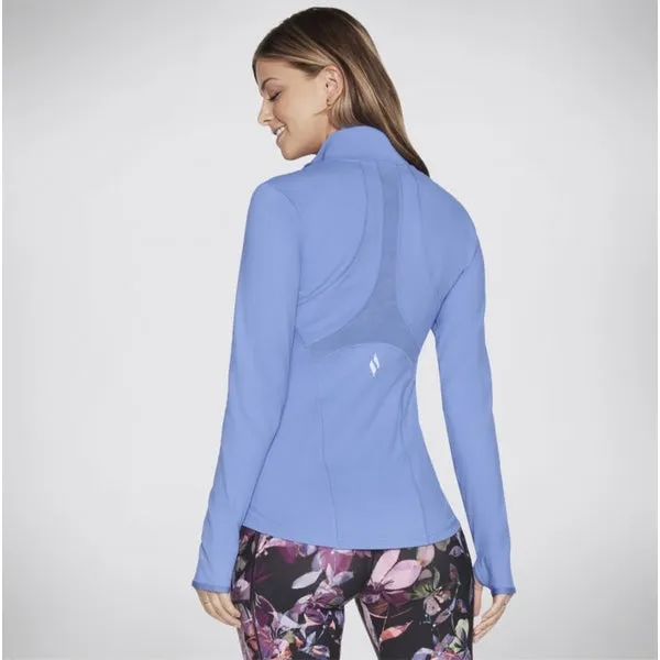 Skechers W03JA158/PERI W03JA158 GOFLEX Womens Mesh Jacket Baja Blue