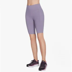 Skechers W3SH53/GYPR GOFLEX HW 10" BIKE Womens Shorts Grey/Purple