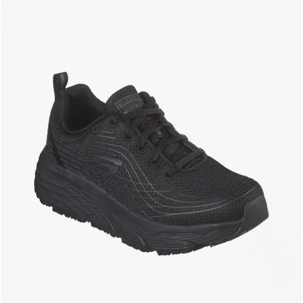 Skechers Work 108016EC/BLK MAX CUSHIONING ELITE SR Womens Mesh Trainers Black