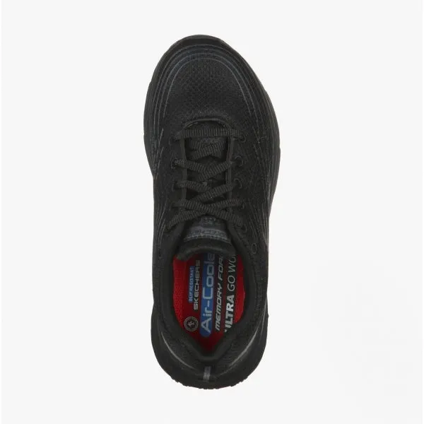 Skechers Work 108016EC/BLK MAX CUSHIONING ELITE SR Womens Mesh Trainers Black