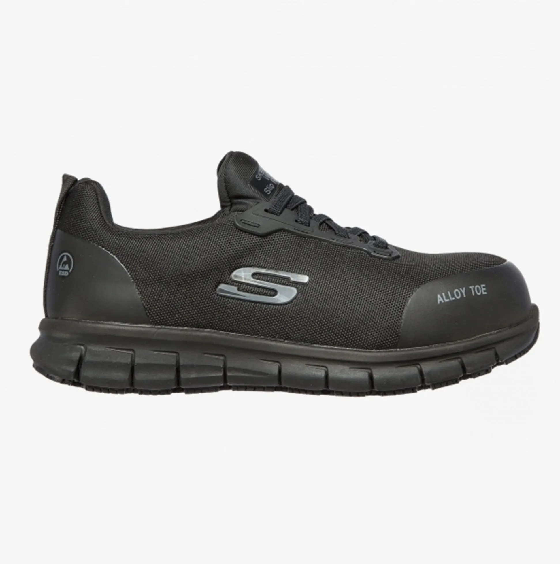 Skechers Work 108041EC/BLK SURE TRACK JIXIE Womens Safety Toe Trainers Black