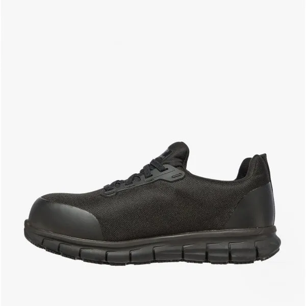 Skechers Work 108041EC/BLK SURE TRACK JIXIE Womens Safety Toe Trainers Black