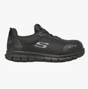 Skechers Work 108041EC/BLK SURE TRACK JIXIE Womens Safety Toe Trainers Black