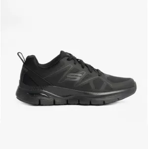 Skechers Work 200025EC/BLK ARCH FIT SR AXTELL Mens Mesh Trainers Black