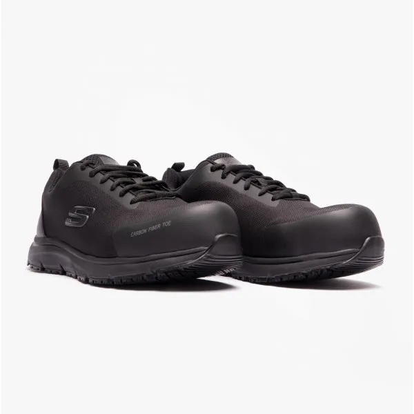 Skechers Work 200090EC/BLK ULMUS Mens Trainers Black