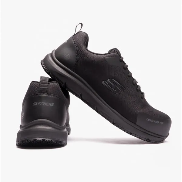 Skechers Work 200090EC/BLK ULMUS Mens Trainers Black