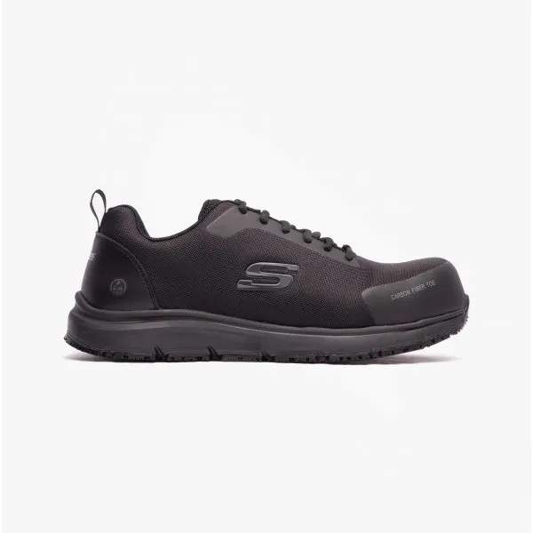 Skechers Work 200090EC/BLK ULMUS Mens Trainers Black