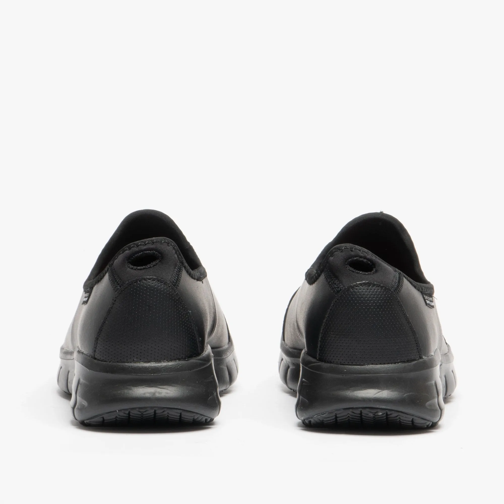 Skechers Work 76536EC/BBK RELAXED FIT - SURE TRACK Womens Leather Anti-Slip Shoes Black