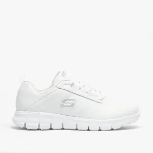 Skechers Work 76576EC/WHT RELAXED FIT: SURE TRACK - ERATH SR Womens Leather Anti-Slip Shoes White