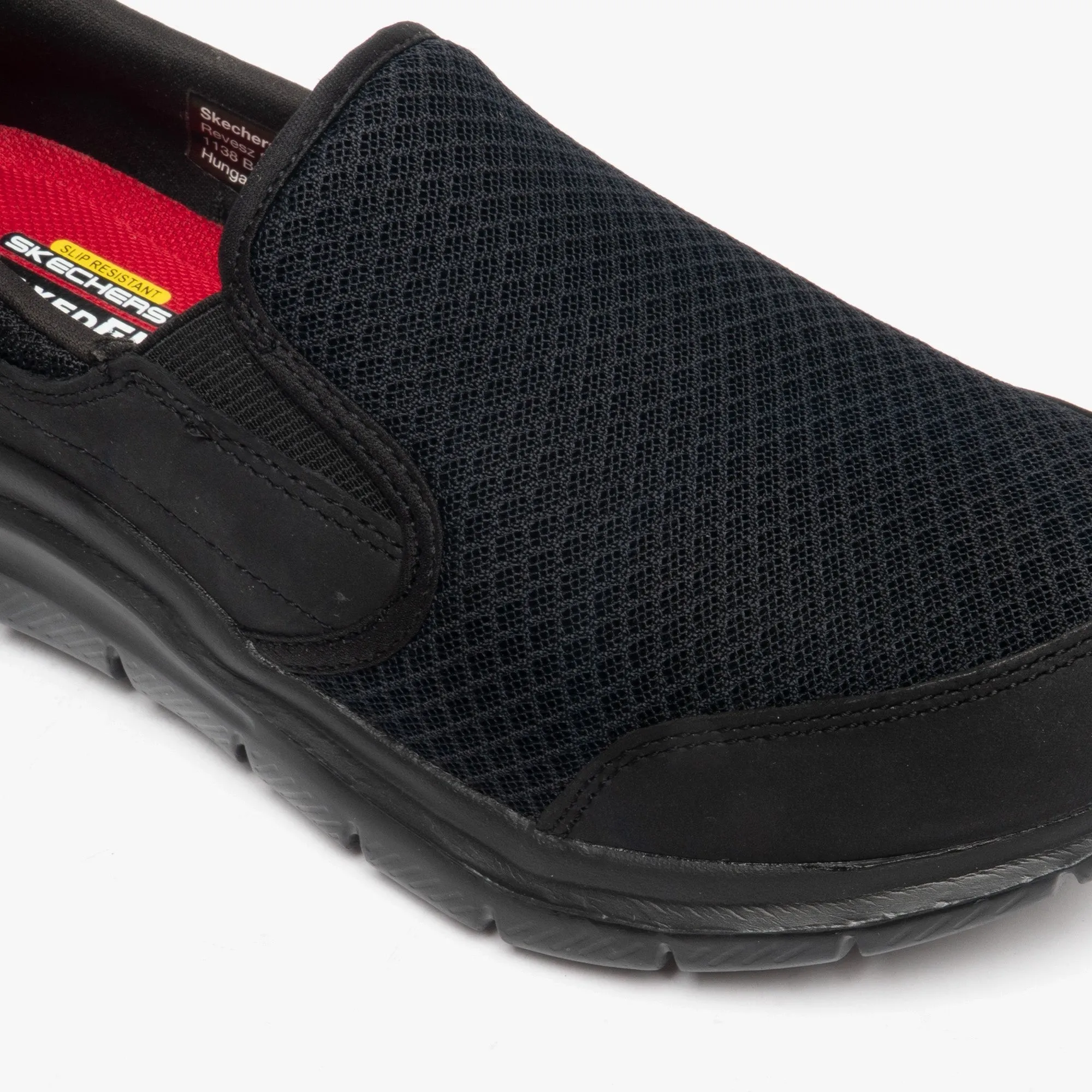 Skechers Work 76580EC/BLK RELAXED FIT: COZARD SR Womens Anti-Slip Trainers Black