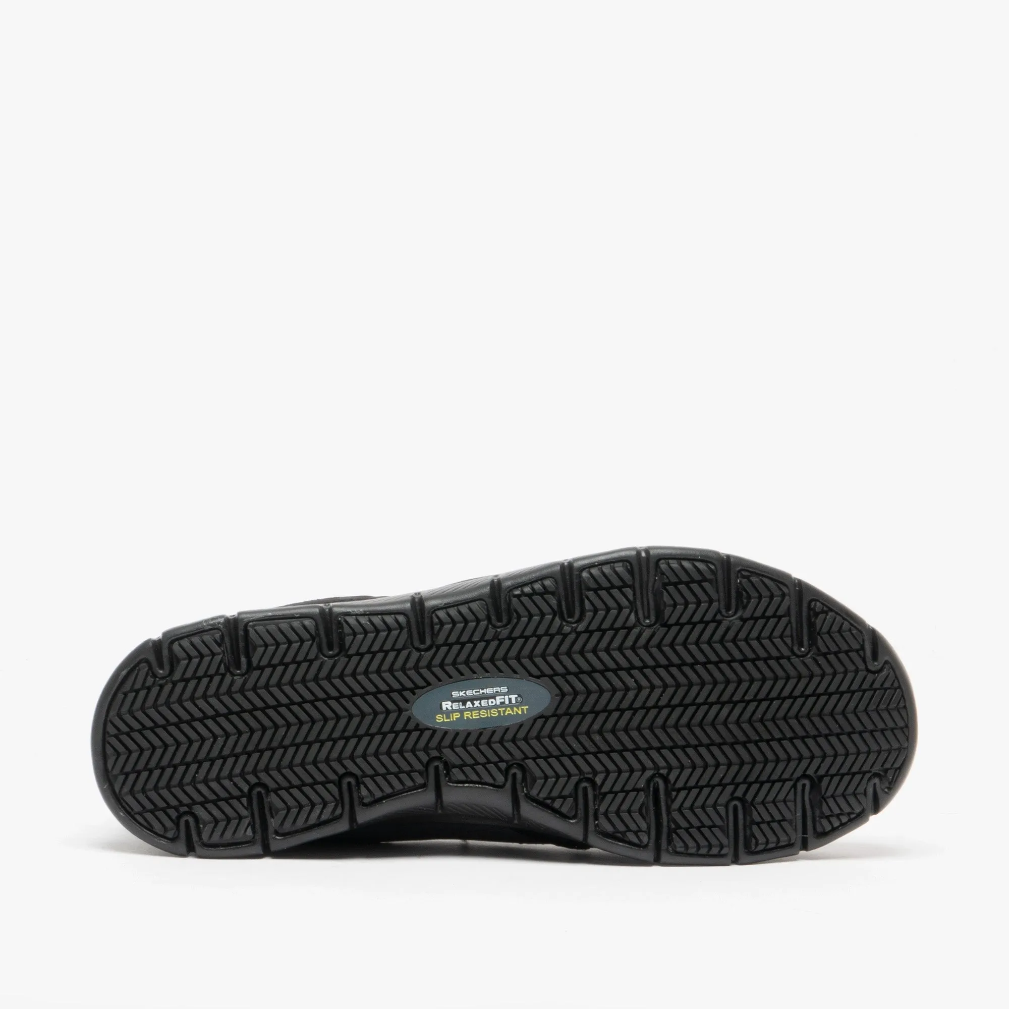 Skechers Work 76580EC/BLK RELAXED FIT: COZARD SR Womens Anti-Slip Trainers Black