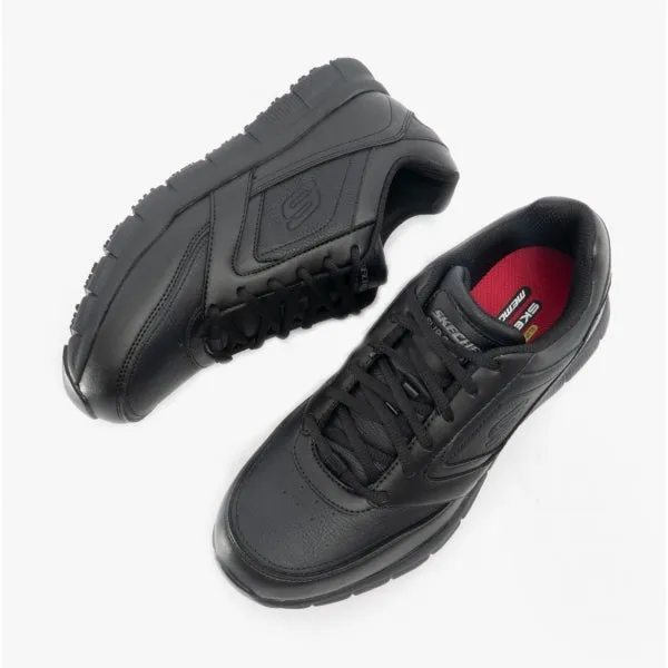 Skechers Work 77156EC/BLK NAMPA SR Mens Slip Resistant Trainers Black