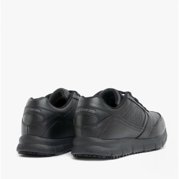 Skechers Work 77156EC/BLK NAMPA SR Mens Slip Resistant Trainers Black
