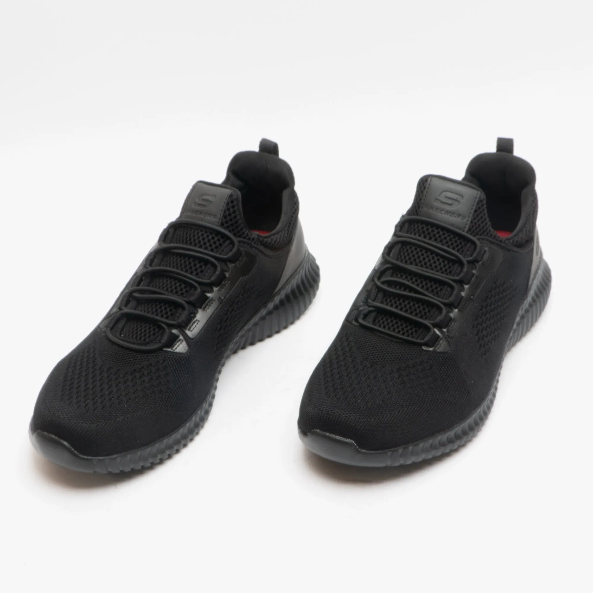 Skechers Work 77188EC/BLK CESSNOCK Mens Slip Resistant Trainers Black