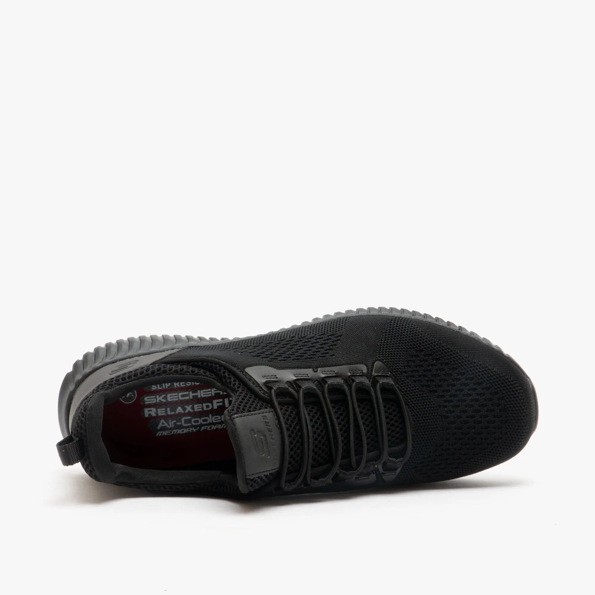 Skechers Work 77188EC/BLK CESSNOCK Mens Slip Resistant Trainers Black