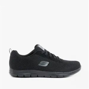 Skechers Work 77210EC/BLK RELAXED FIT: GHENTER-BRONAUGH SR Womens Anti-Slip Trainers Black