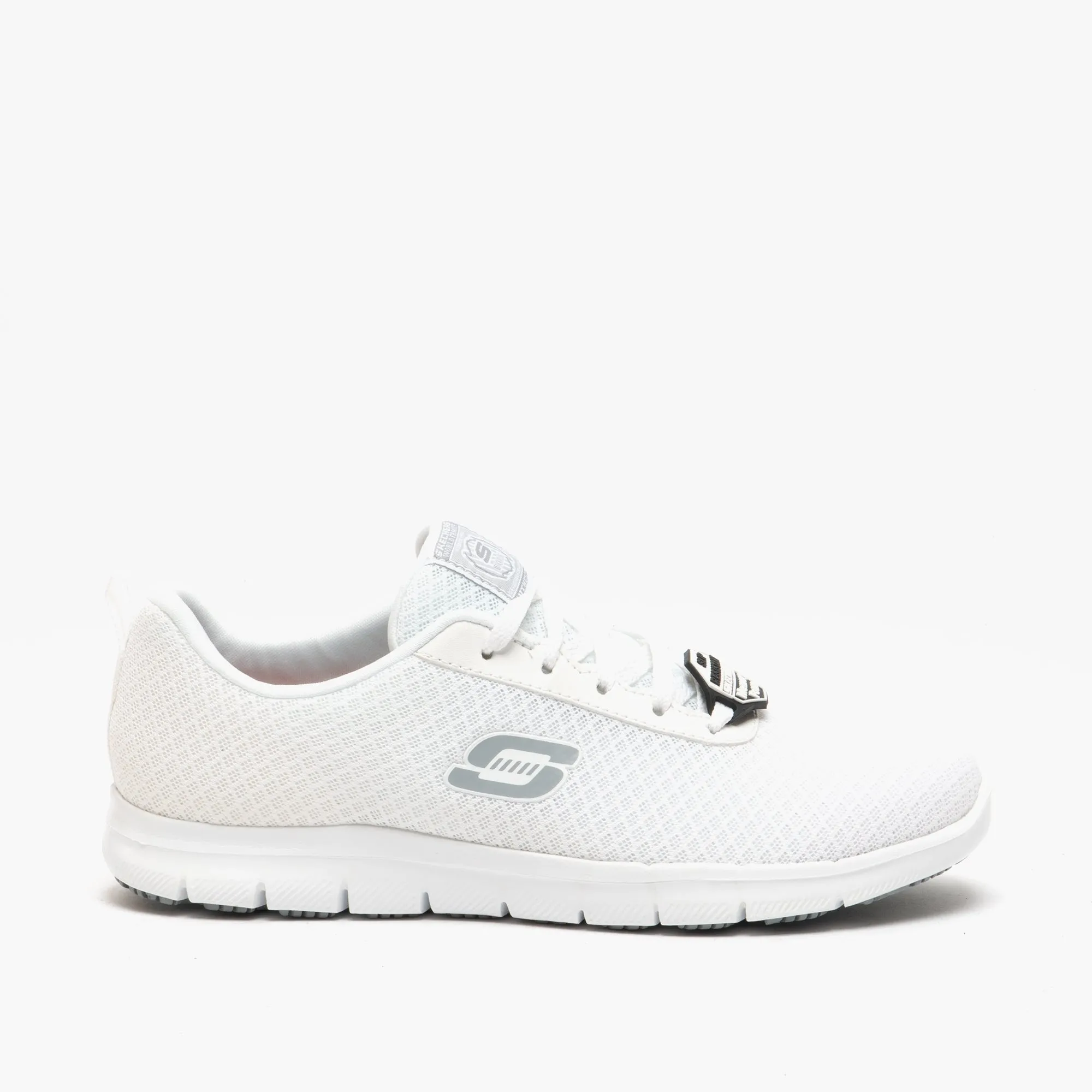 Skechers Work 77210EC/WHT RELAXED FIT: GHENTER - BRONAUGH SR Womens Anti-Slip Trainers White