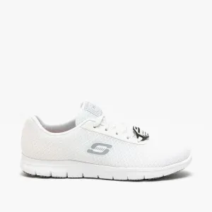 Skechers Work 77210EC/WHT RELAXED FIT: GHENTER - BRONAUGH SR Womens Anti-Slip Trainers White