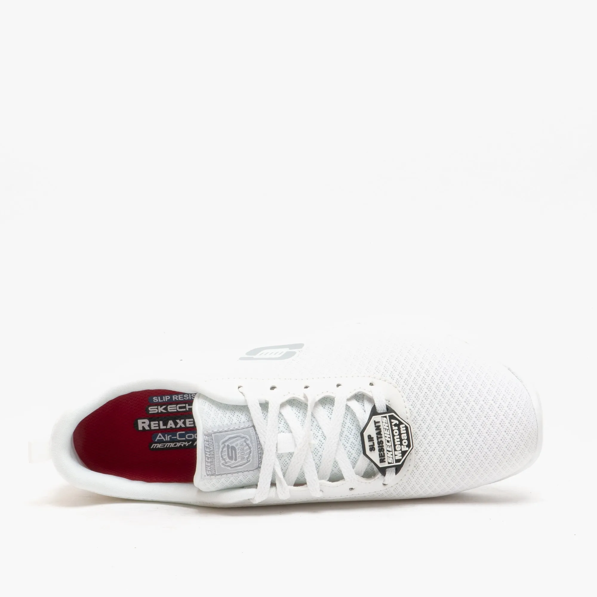 Skechers Work 77210EC/WHT RELAXED FIT: GHENTER - BRONAUGH SR Womens Anti-Slip Trainers White
