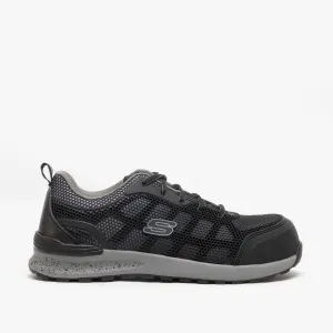 Skechers Work 77273EC/BKGY BULKLIN - LYNDALE Womens Safety Trainers Black/Grey