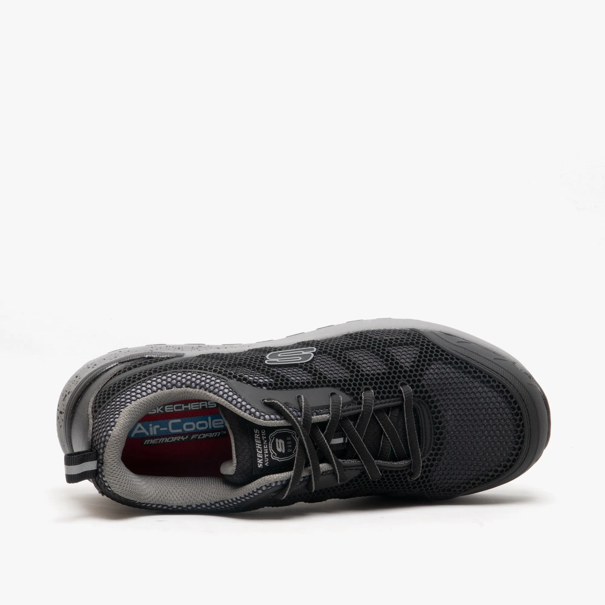 Skechers Work 77273EC/BKGY BULKLIN - LYNDALE Womens Safety Trainers Black/Grey