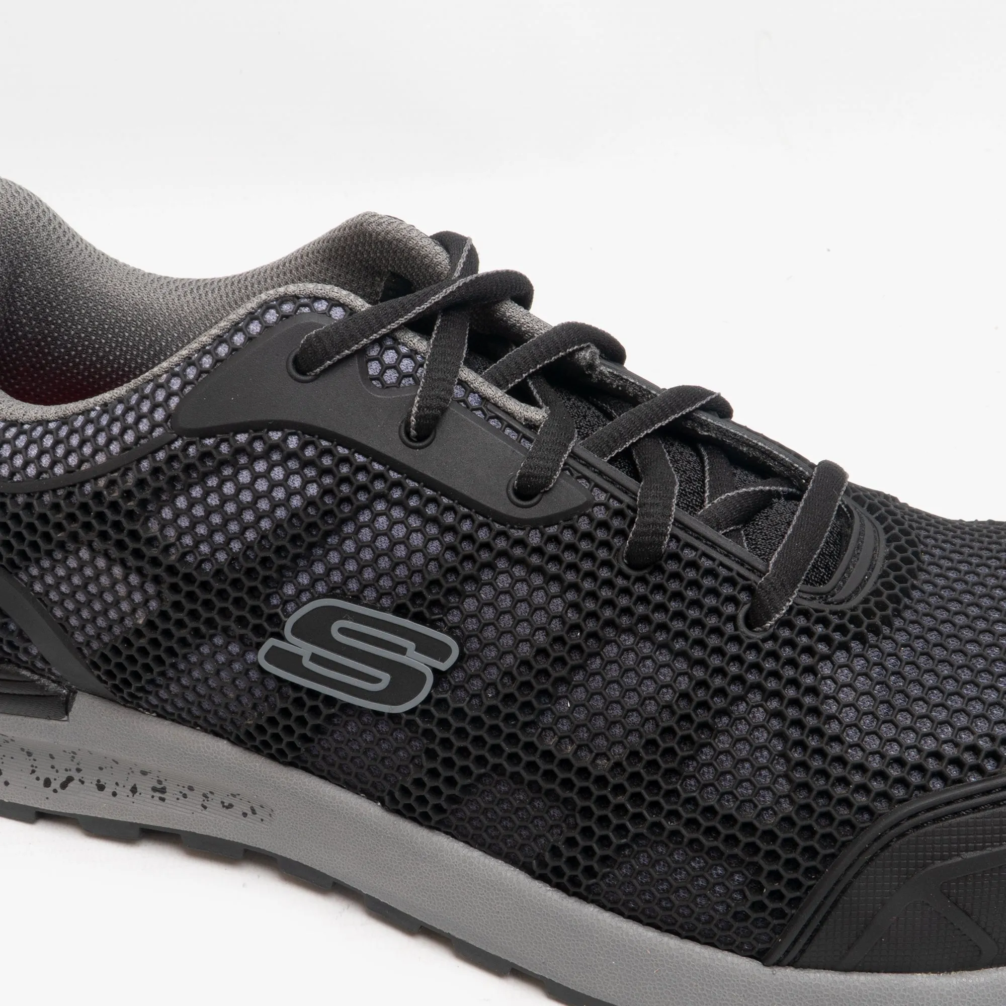 Skechers Work 77273EC/BKGY BULKLIN - LYNDALE Womens Safety Trainers Black/Grey
