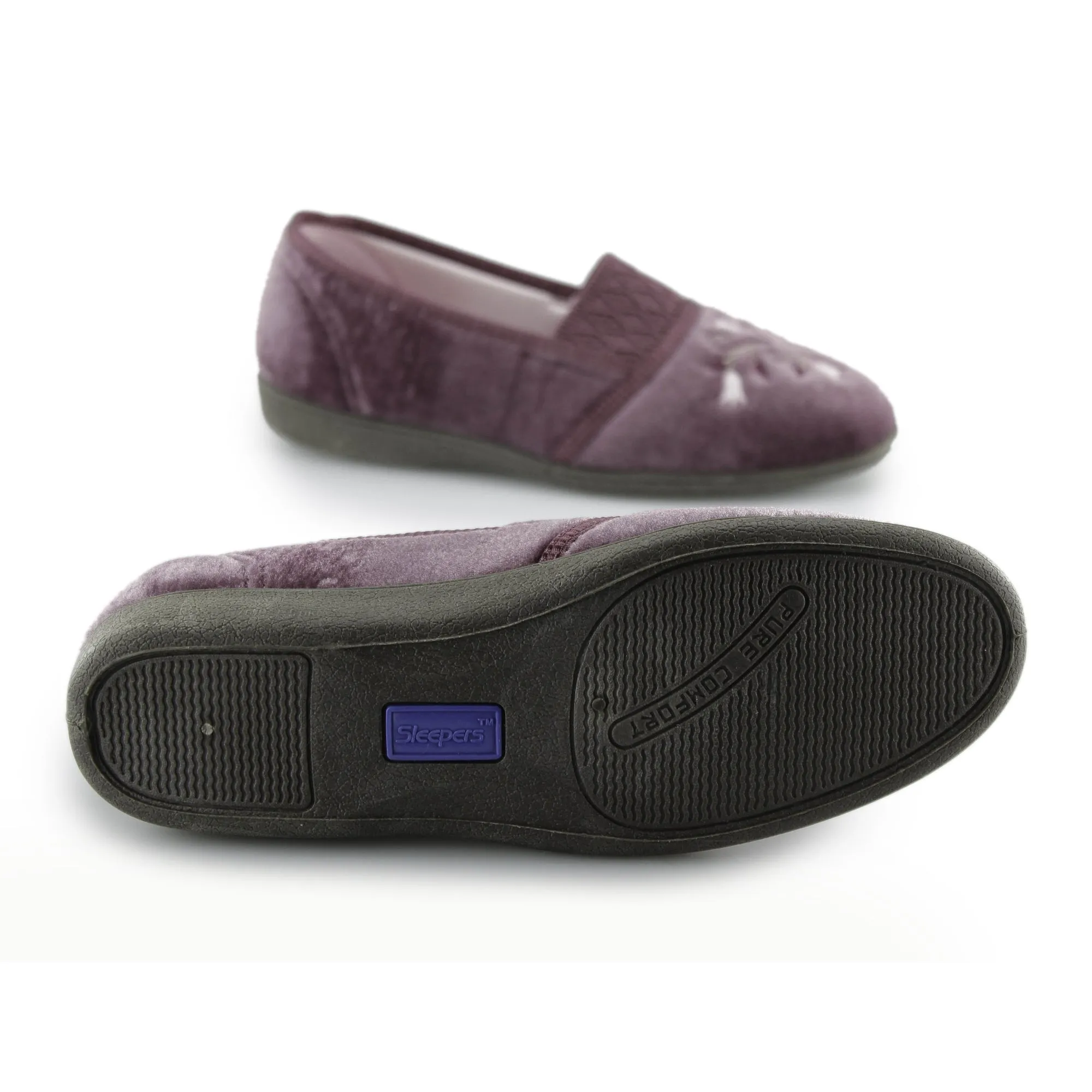 Sleepers INEZ Womens Full Slippers Heather